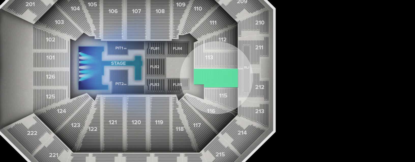 Seat view from Lower