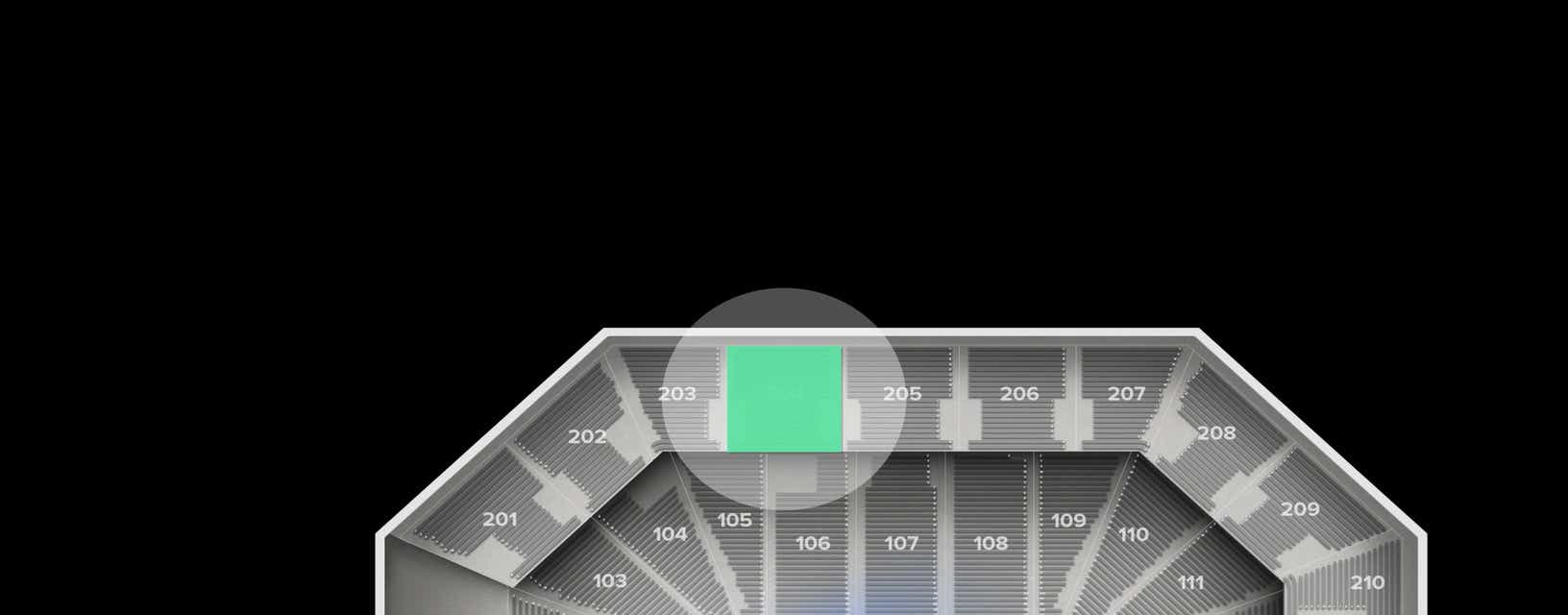 Seat view from Upper