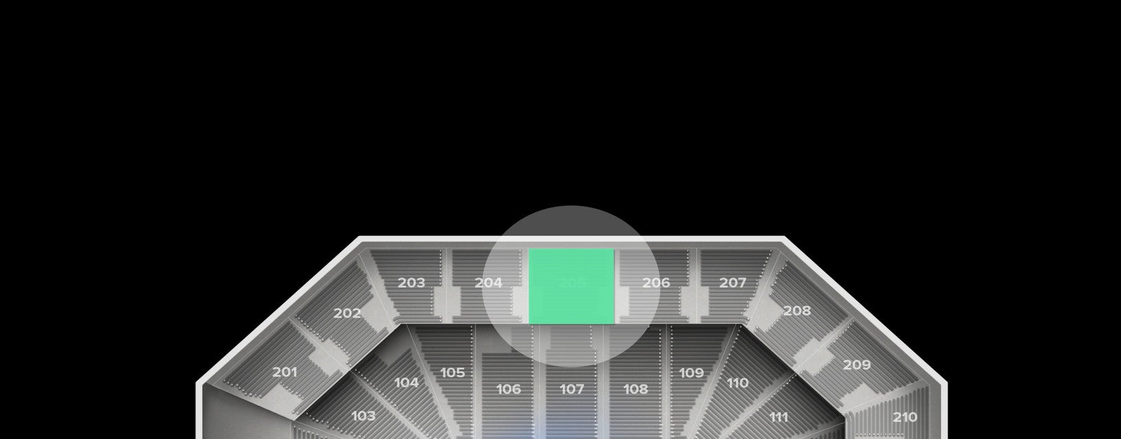 Seat view from Upper