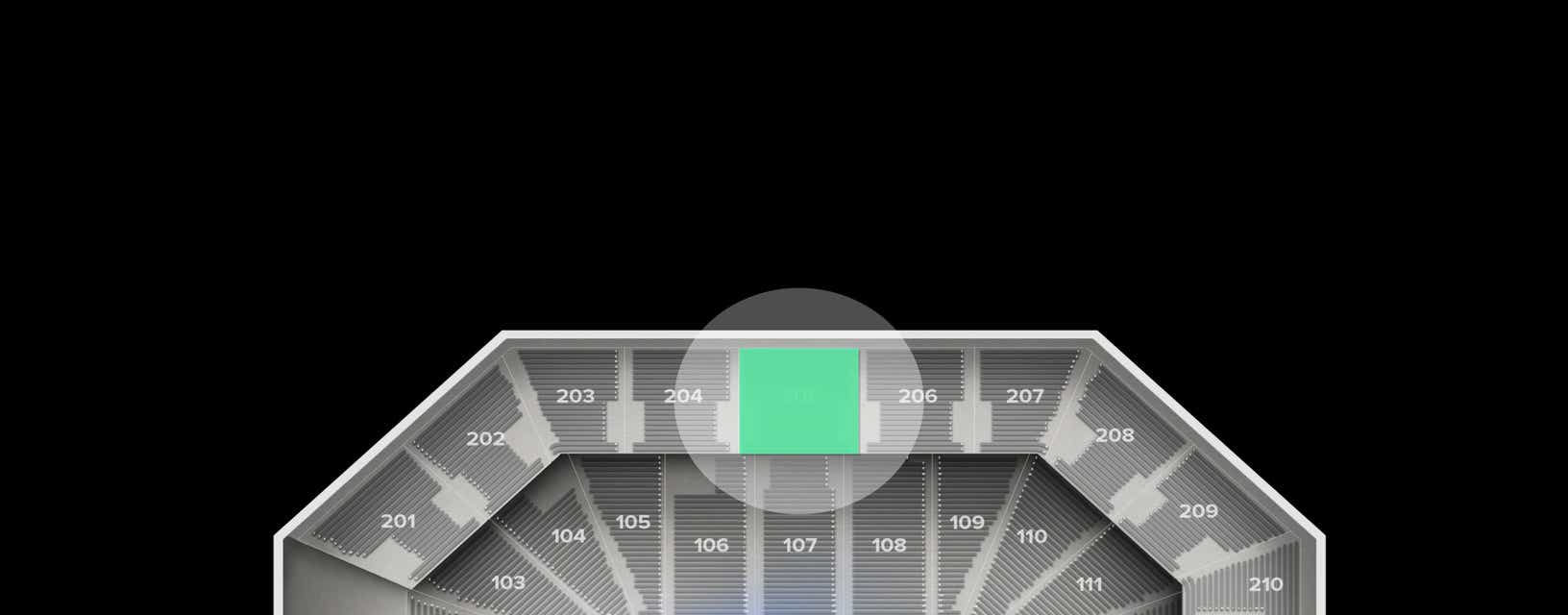 Seat view from Upper