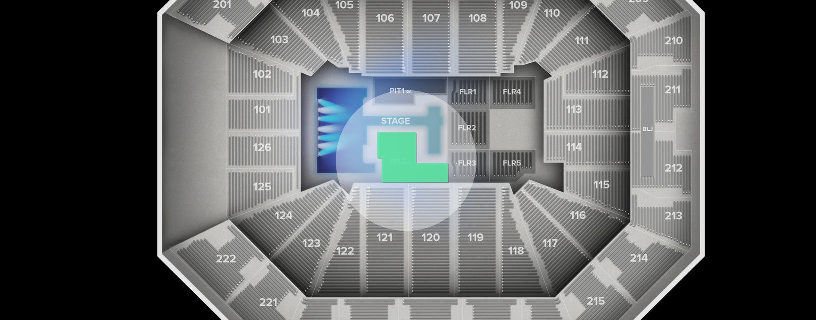 Seat view from PIT