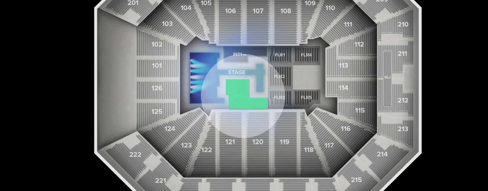 Seat view from PIT