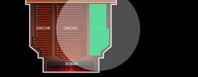 Seat view from Orchestra Left