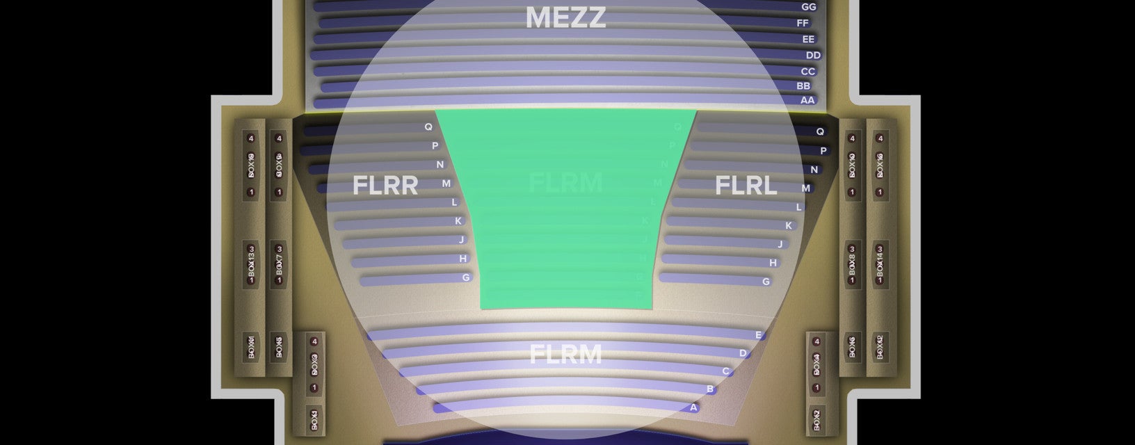 Seat view from Floor