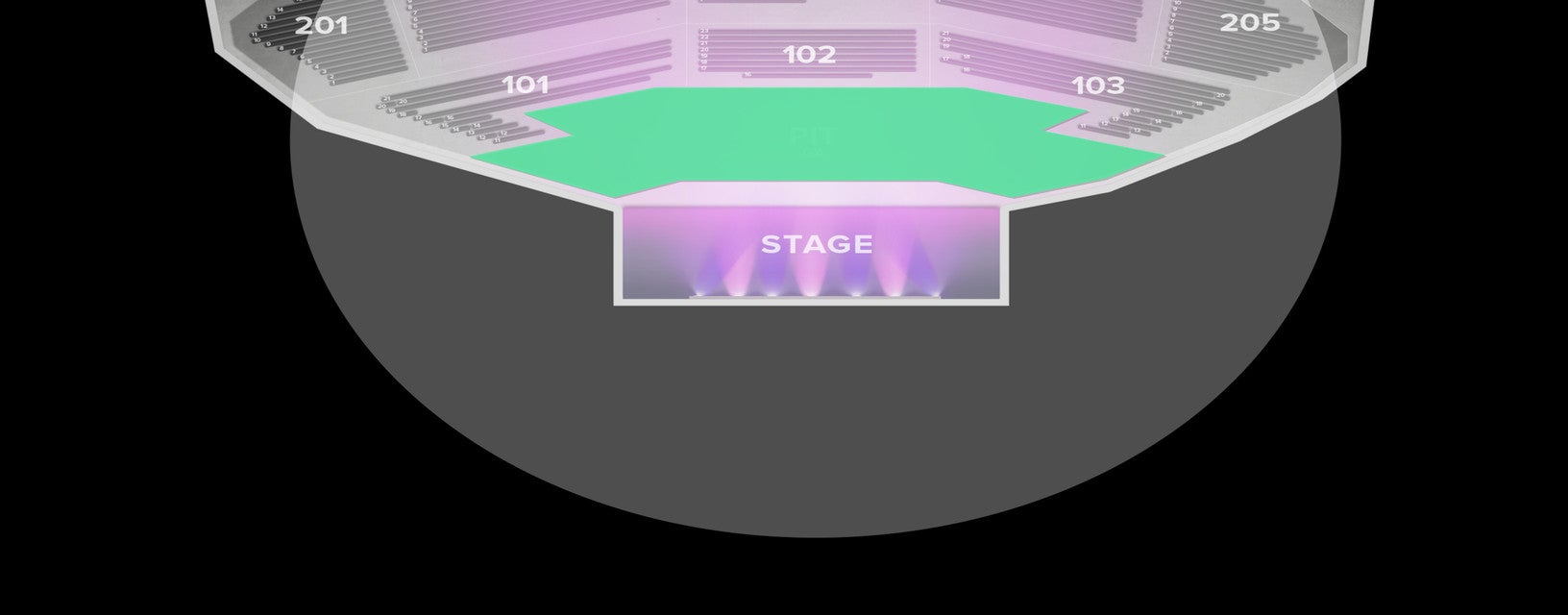 Seat view from Pit