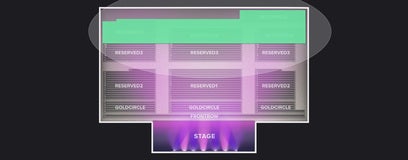 Seat view from Reserved