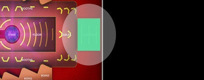 Seat view from Mezzanine