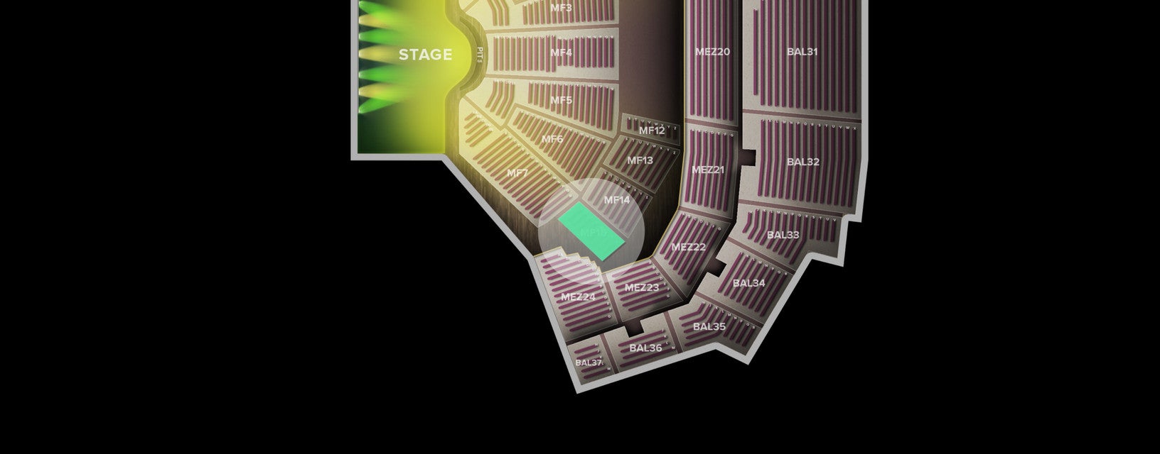 Seat view from Main Floor