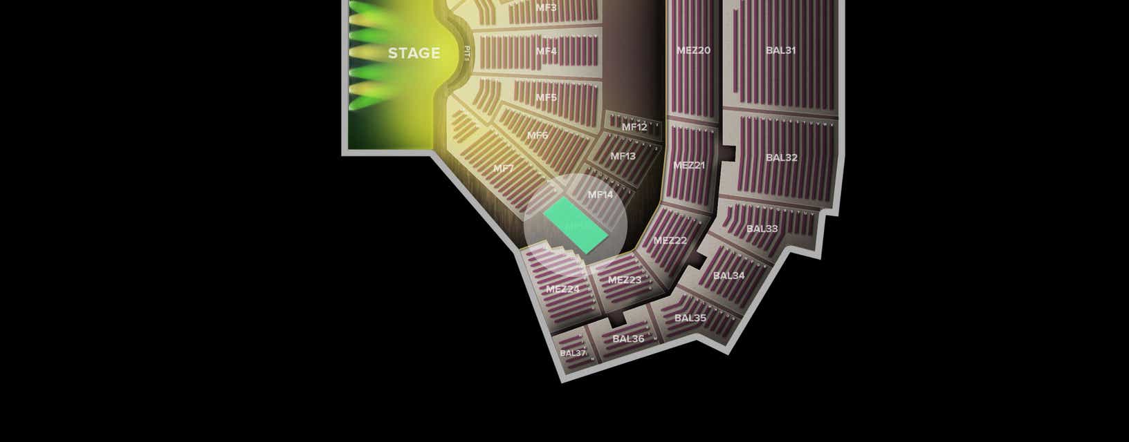 Seat view from Main Floor