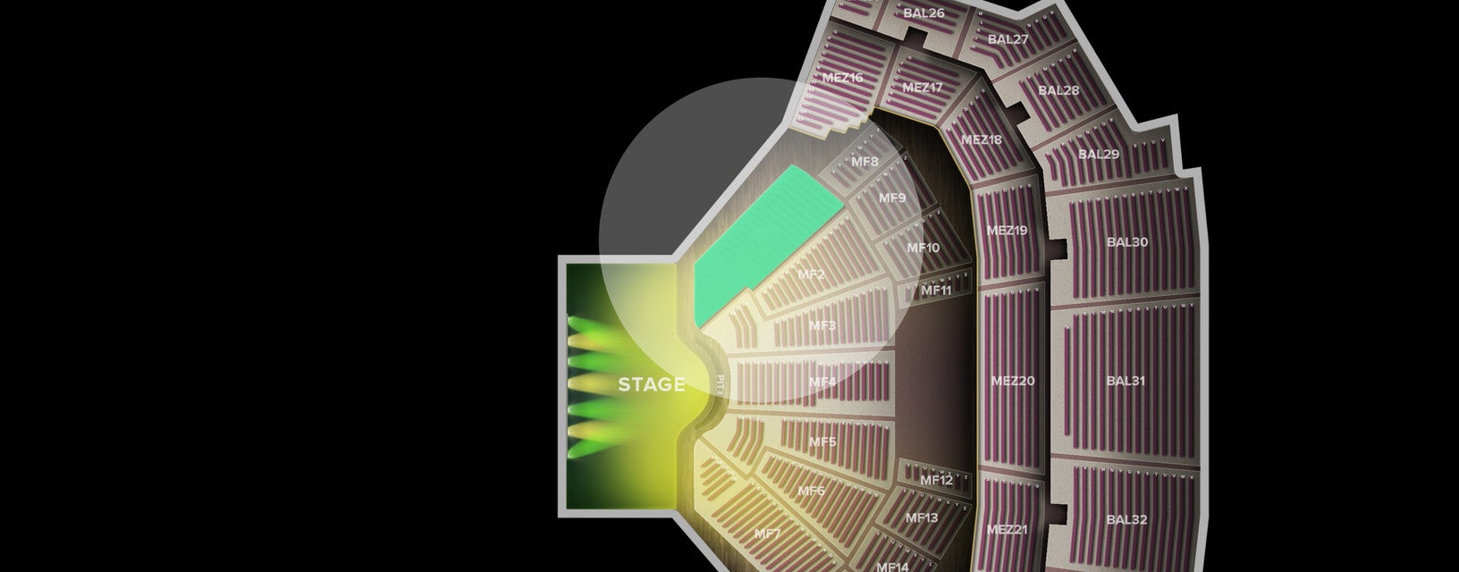 Seat view from Main Floor
