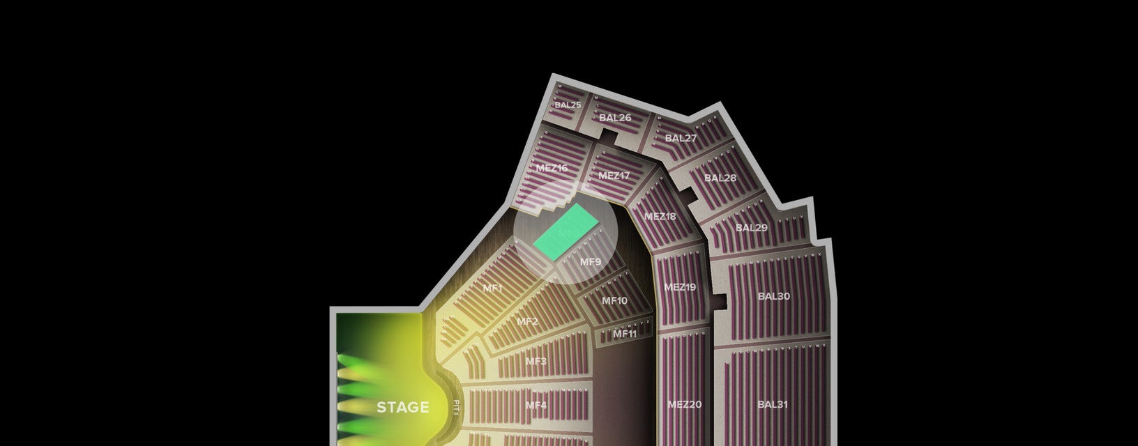 Seat view from Main Floor
