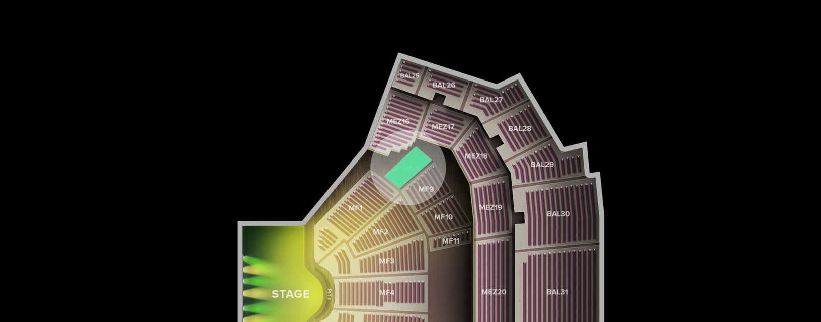 Seat view from Main Floor