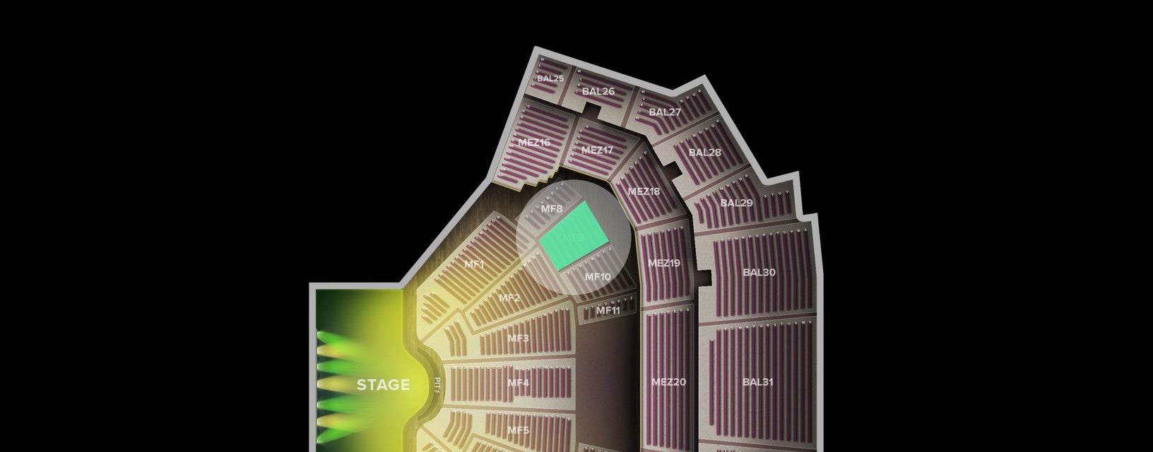 Seat view from Main Floor