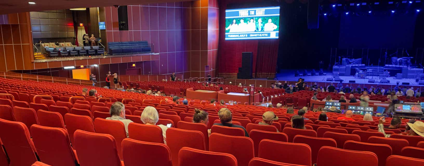 Seat view from Mezzanine