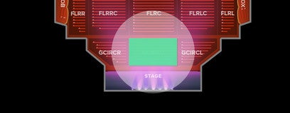 Seat view from Gold Circle