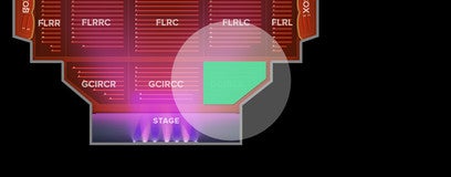 Seat view from Gold Circle