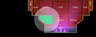 Seat view from Gold Circle