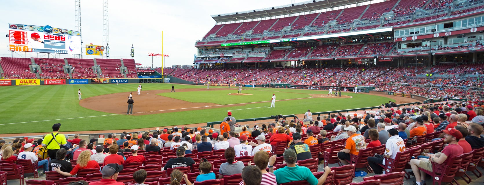 Seat view from Infield Box