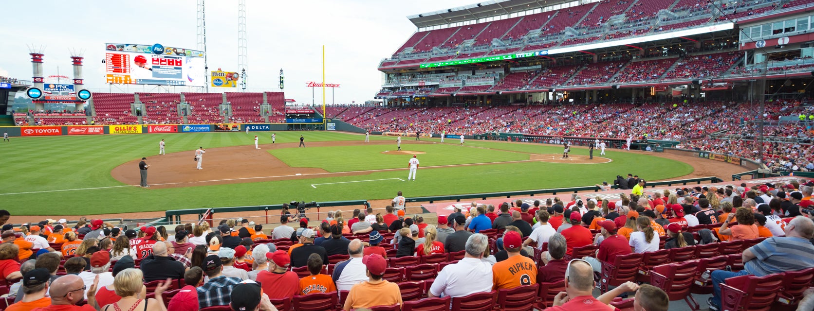 Seat view from Infield Box