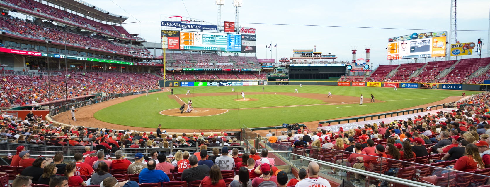 Seat view from Infield Box
