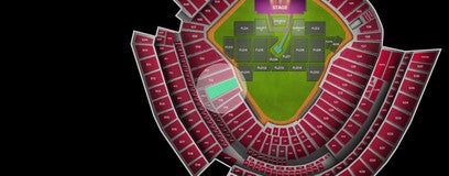 Seat view from Infield Box