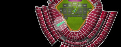 Seat view from Infield Box