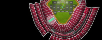 Seat view from Infield Box