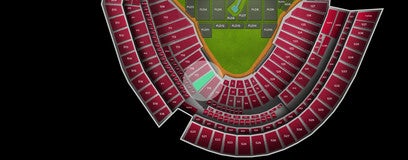 Seat view from Infield Box