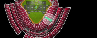 Seat view from Infield Box