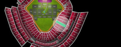 Seat view from Infield Box