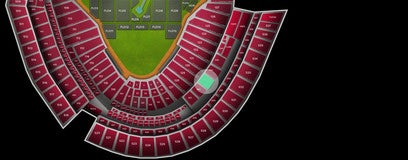 Seat view from Club Seating