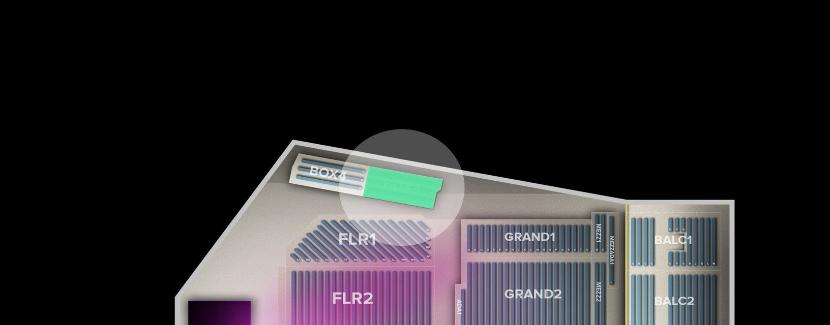Seat view from Box
