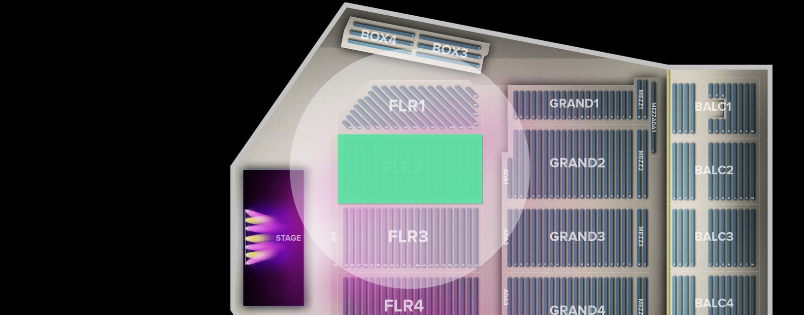Seat view from Floor