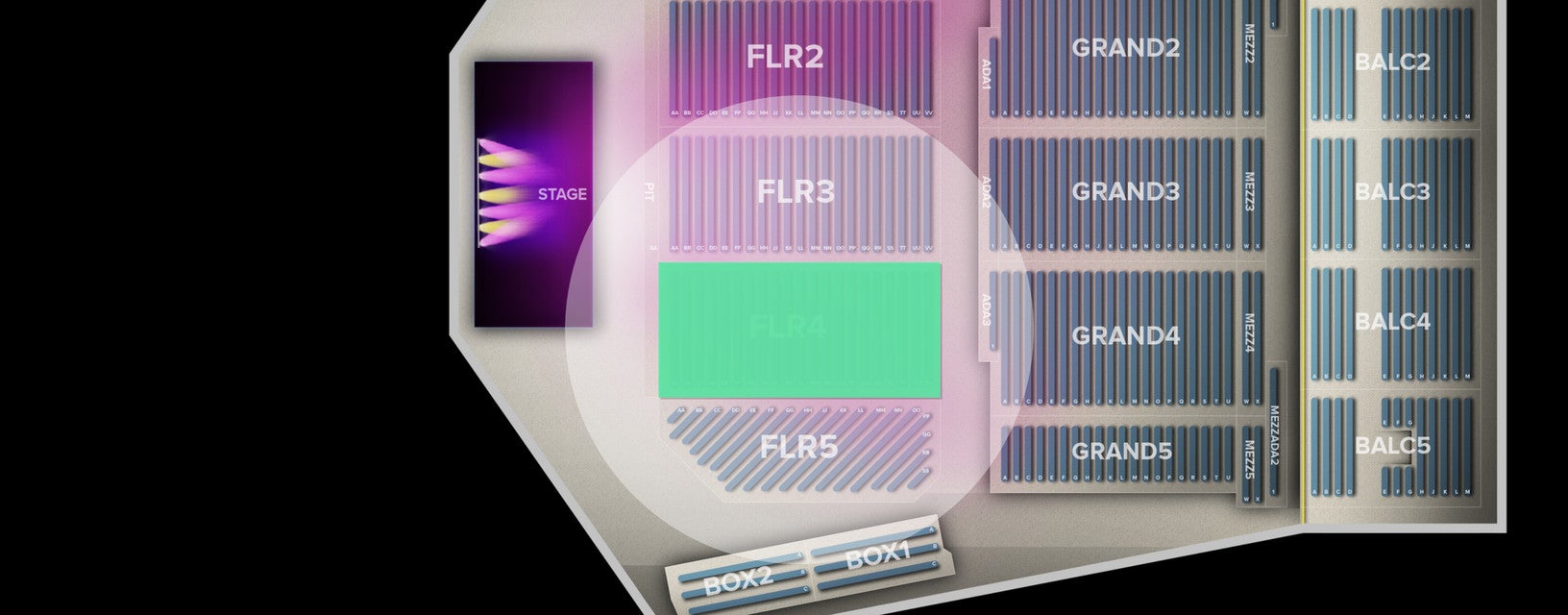 Seat view from Floor