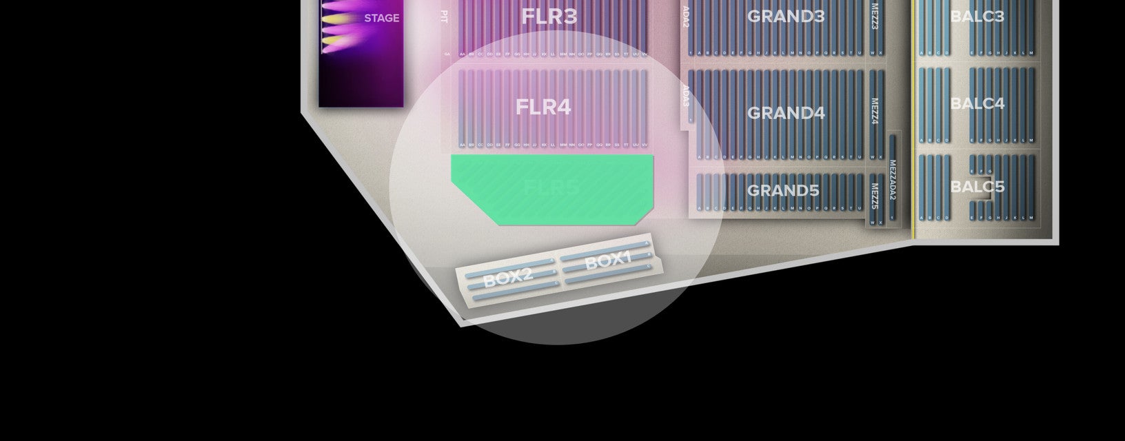 Seat view from Floor