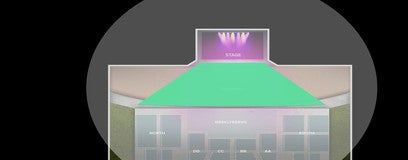 Seat view from Track Standing Room Only