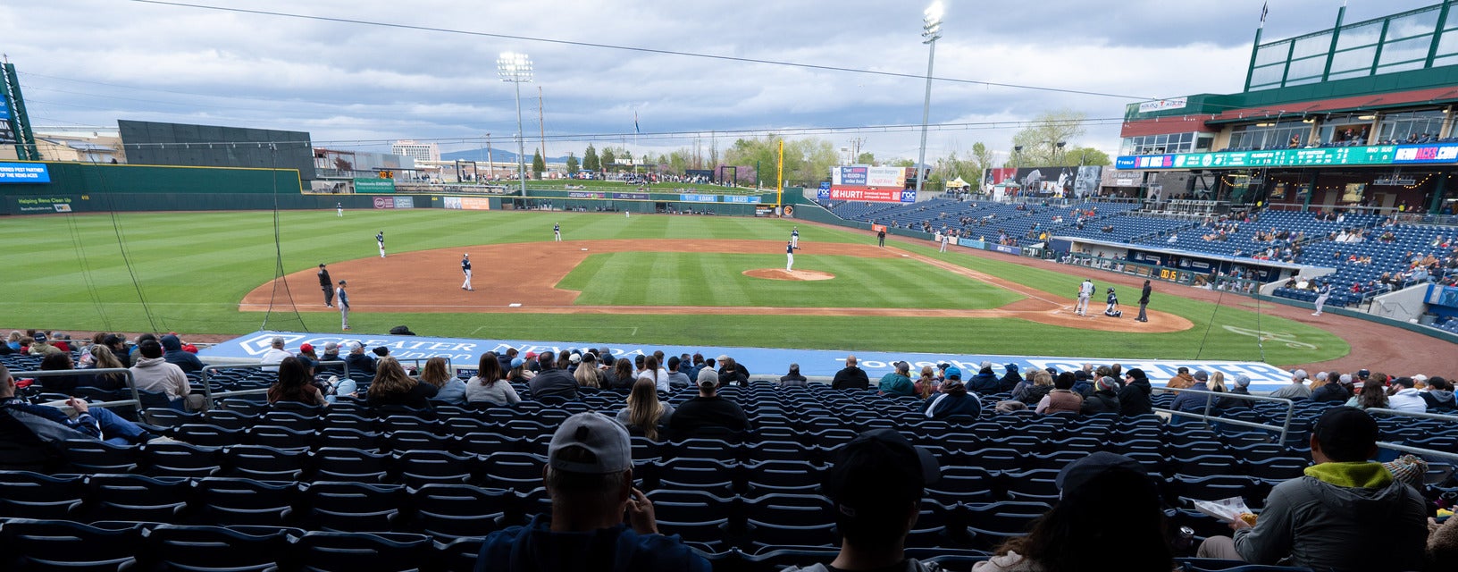 Seat view from Infield Reserved