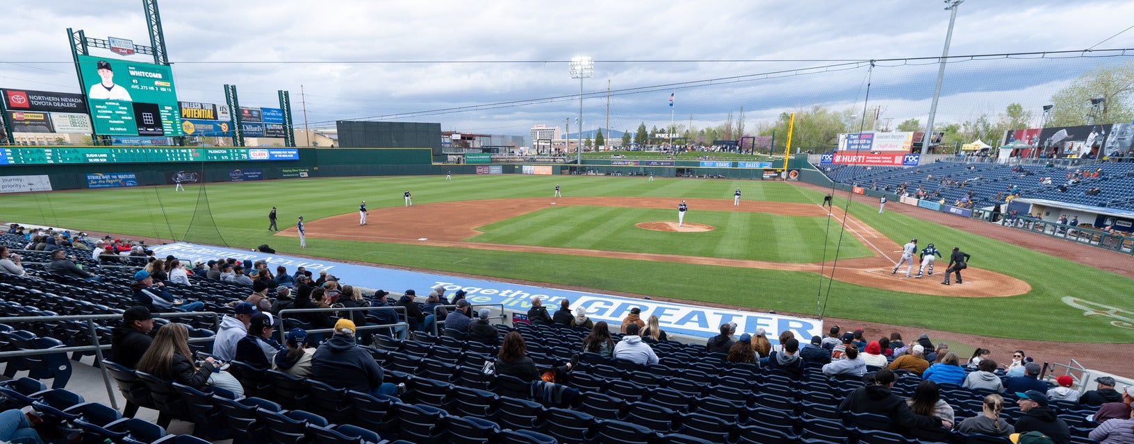 Seat view from Infield Reserved