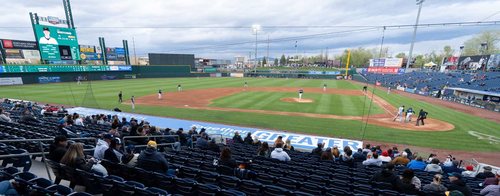 Seat view from Infield Reserved