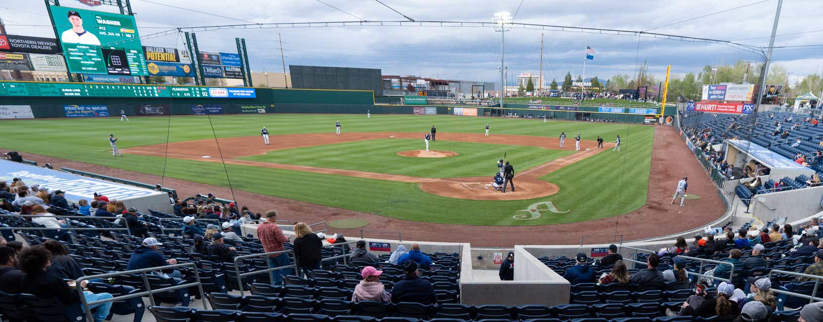 Seat view from Infield Reserved