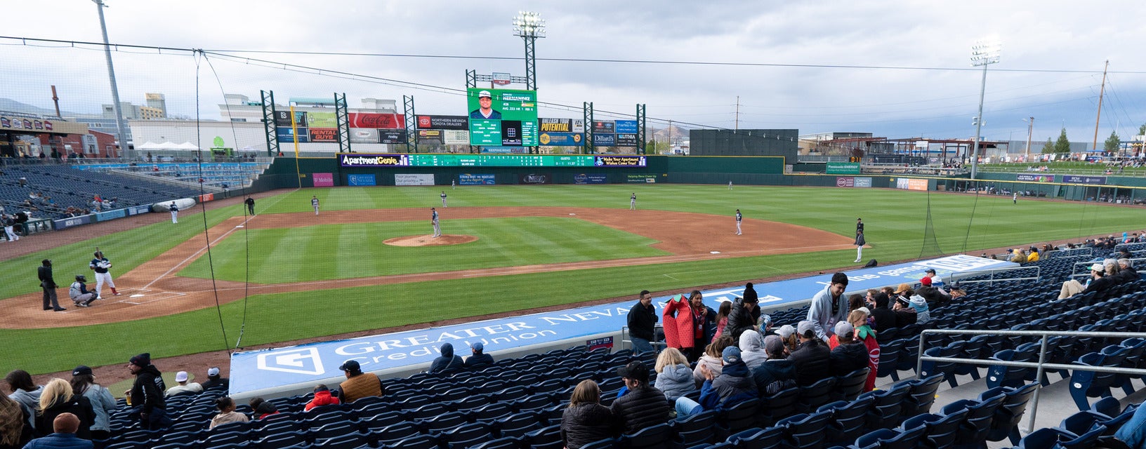 Seat view from Infield Reserved