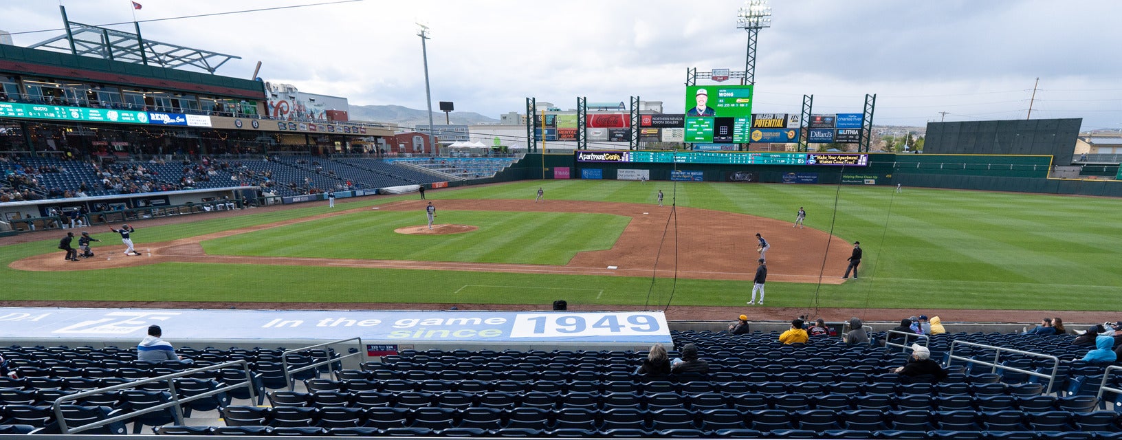 Seat view from Infield Reserved