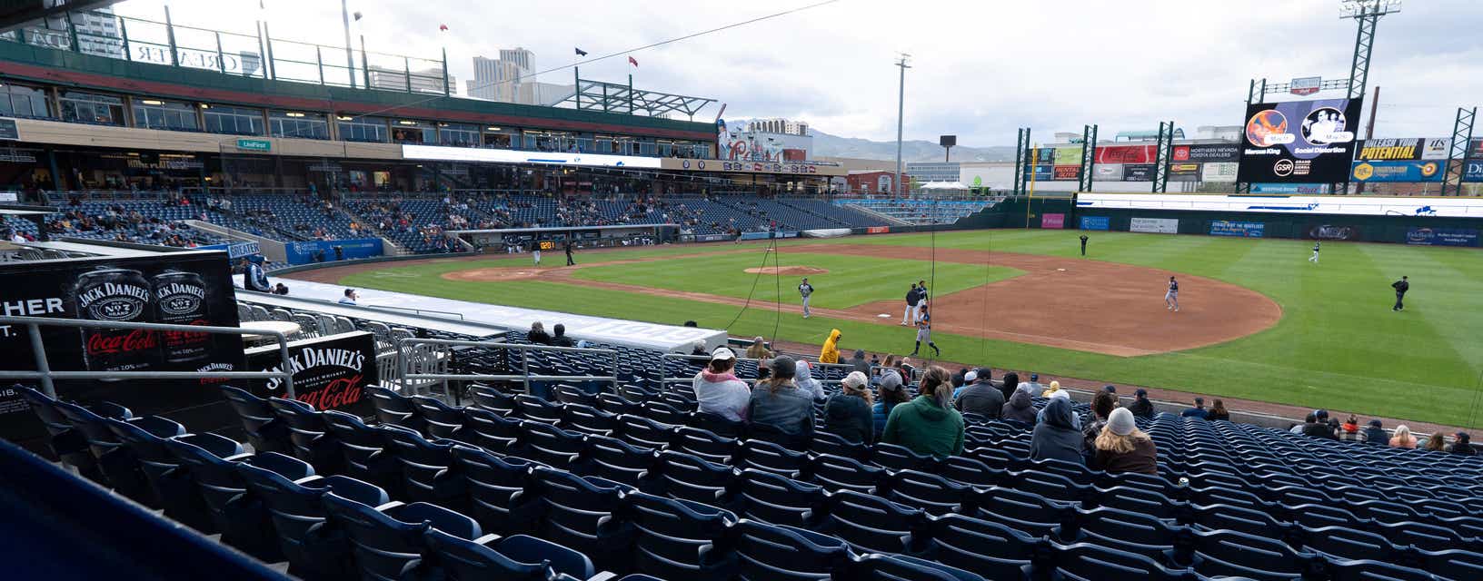 Seat view from Infield Reserved