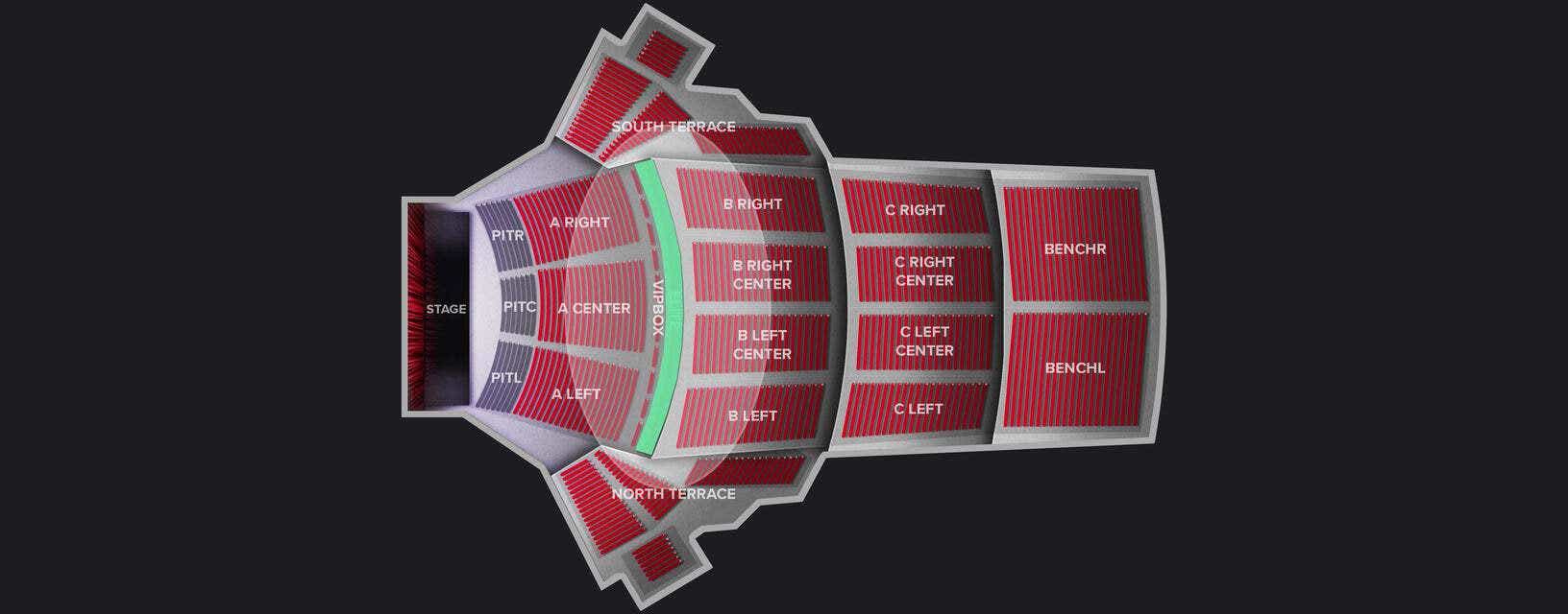 Seat view from Elite