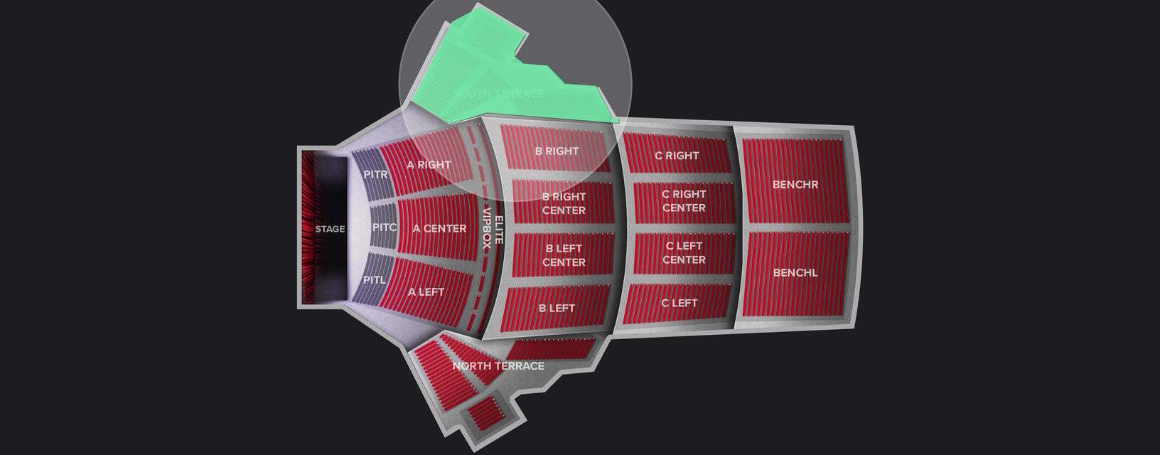 Seat view from 