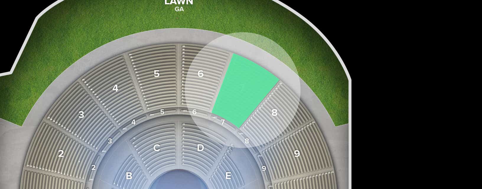 Seat view from Upper