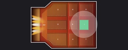 Seat view from Section