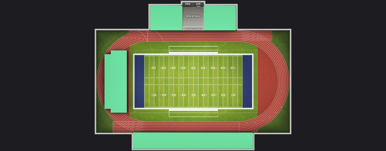 Seat view from General Admission