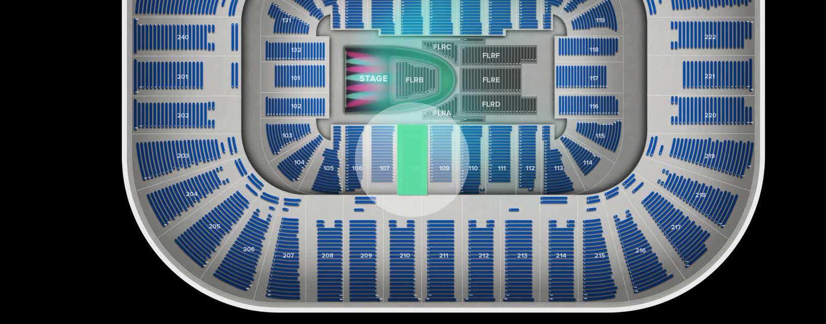 Seat view from Lower
