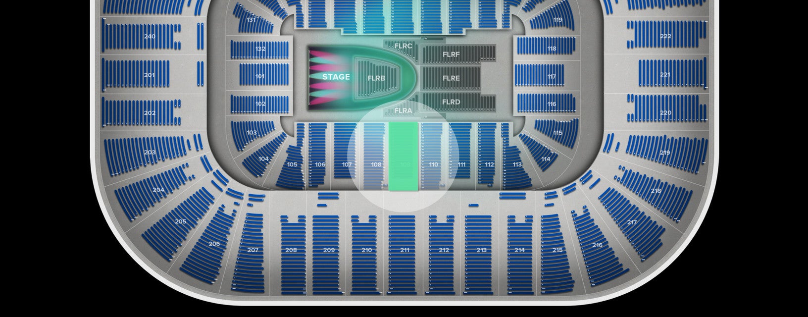 Seat view from Lower